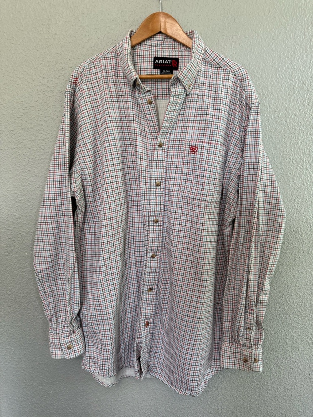 Men’s Ariat FR Flame-Resistant Long Sleeve Work Shirt – size XL Tall